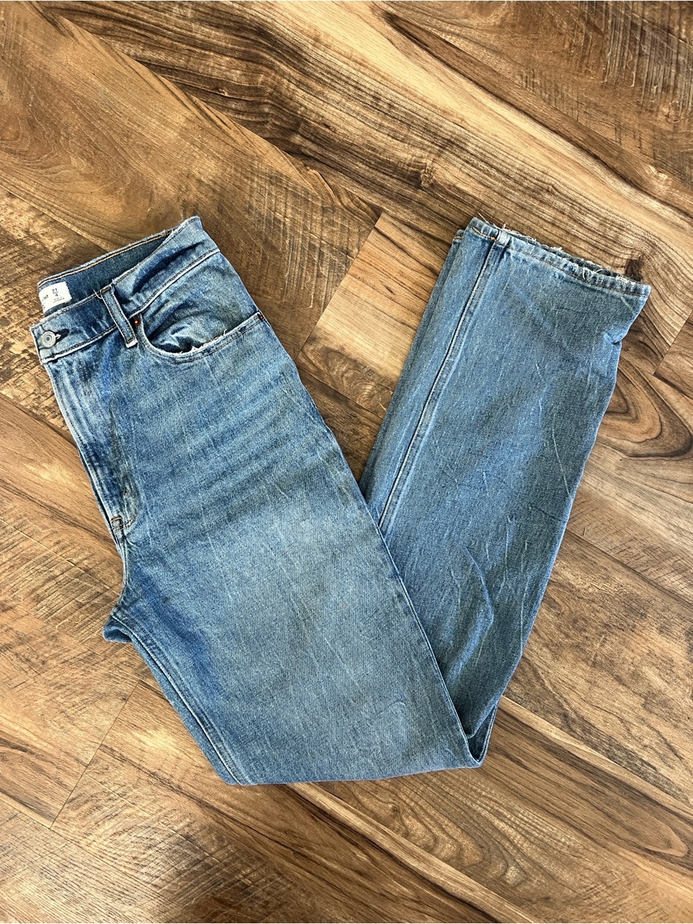 Abercrombie & Fitch 90s straight ultra high rise 27 Long - Picture 3 of 6